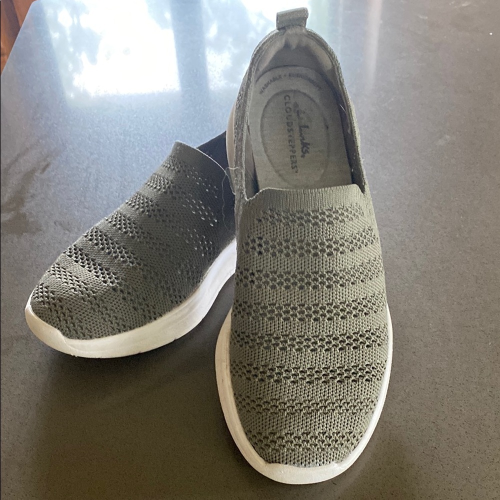 Olive Slip on Cloudsteppers Sneakers